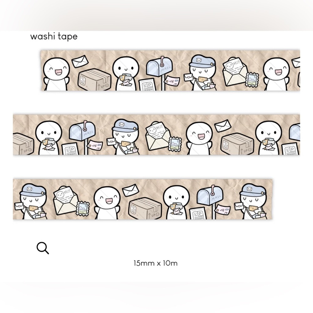 TheCoffeeMonsterzCo Mail Is Here! Washi Tape - 15mm